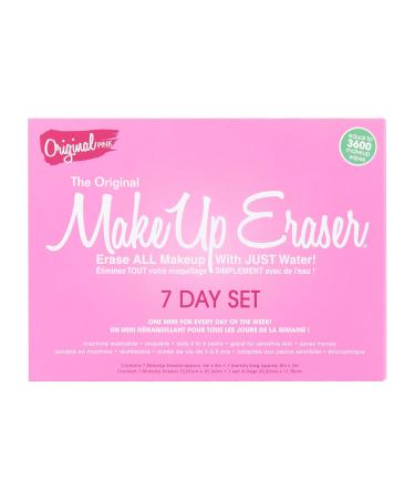 Original Makeup Eraser 7-Day Set | Effortlessly Removes All Makeup Waterproof to Lipstick | Luxury Pink Edition - Buy Online on GoSupps.com