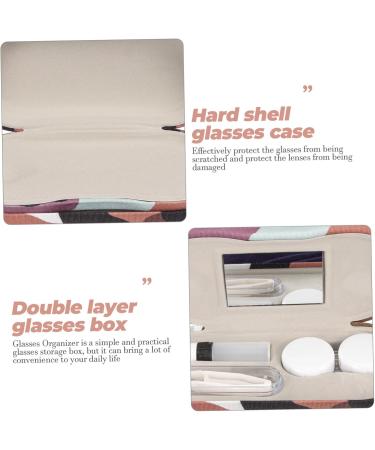 Homsfou Dual Purpose Glasses Case & Organizer - Stylish Container for Sunglasses & Eyeglasses Storage - Ideal for Home & Travel - Buy Online on GoSupps.com