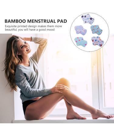 6 Pcs Reusable Bamboo Sanitary Pads | Fast Absorption & Eco-Friendly Safety for Women - Buy Online on GoSupps.com