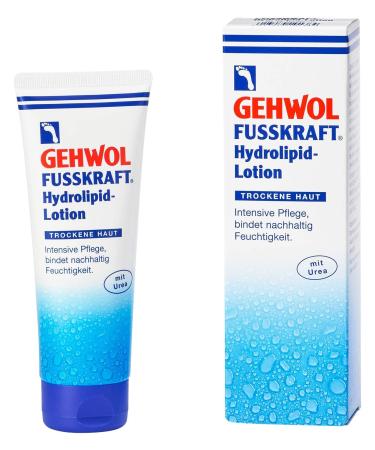 GEHWOL Fusskraft Hydrolipid Lotion foot cream with urea dry feet 125ml - Buy Online on GoSupps.com