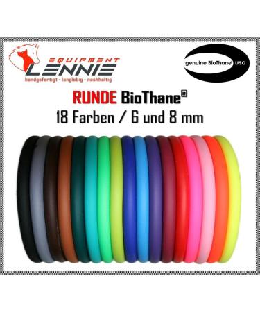 Buy BioThane by the Meter - Beta Round 6 & 8mm in Many Colors | Lagoon 8mm (BU52F) - International Shipping Available - Buy Online on GoSupps.com