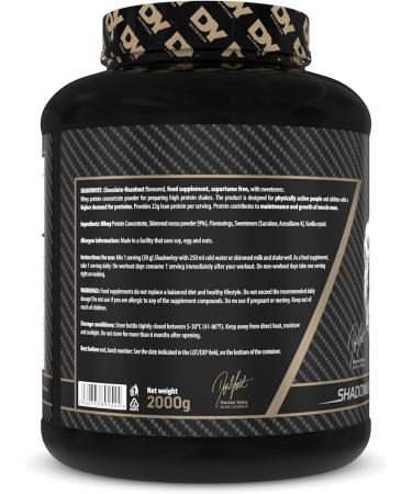 Dorian Yates ShadoWhey Concentrate Chocolate Hazelnut 2000g - Buy Online on GoSupps.com
