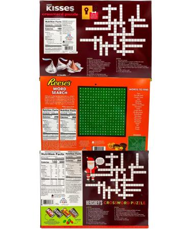 2022 Hershey Chocolate Advent Calendar Gift Set - Reese's Kisses & Miniatures (Set of 3) - Buy Online on GoSupps.com