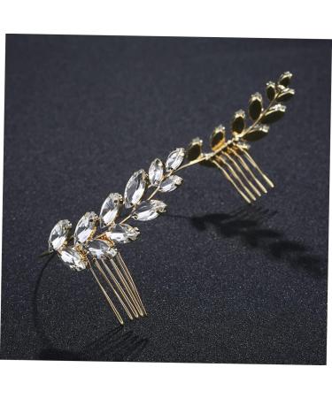 Housoutil Diamond Flower Girl Hair Wedding Hair Comb Pearl Hair Accessories Bride Headpieces for Wedding Tiara Bridal Headdress European and American Bridesmaid Olive Branch - Buy Online on GoSupps.com