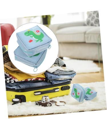 Buy Healeeved Women's Towel-Keeping Bag Wallet - 6 Pack Tampon Coin Holder Pouch - Stylish Nylon Organizer for Tanks & Bands - Buy Online on GoSupps.com