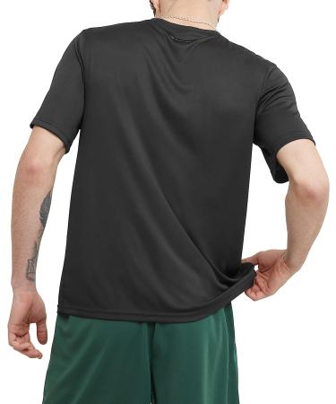 Champion Men's Double Dry Sport Crewneck Tee - XX-Large Black - Buy Online on GoSupps.com