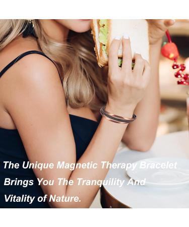3500 Gauss Magnetic Arthritis Bracelets - 2PC Copper Bracelets for Pain Relief & Improved Blood Circulation | Unisex - Buy Online on GoSupps.com