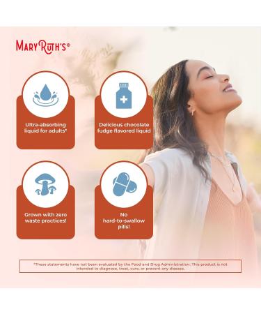 MaryRuth Organics Turkey Tail Mushroom Supplement | Ultra Absorption Liposomal | Full Spectrum | 200mg Beta-Glucans Per Serving | Vegan | 7.6 oz | 15 Servings - Buy Online on GoSupps.com