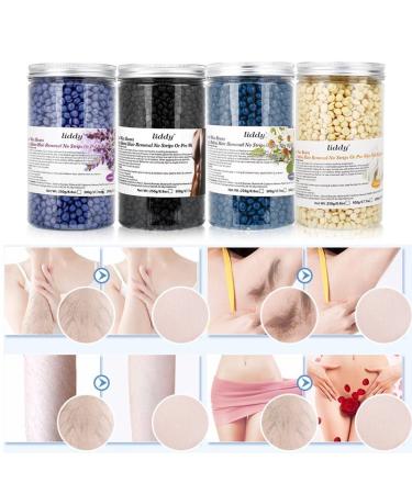 Hartwachs Beans 500g - Painless Hot Wax for Women & Men | Lavender Full Body Hair Remover - Buy Online on GoSupps.com
