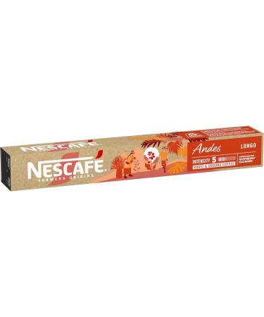NESCAF Farmers Origins Andes Lungo 6 x 10 Coffee Capsules - Approved for NESPRESSO Machines - Buy Online on GoSupps.com