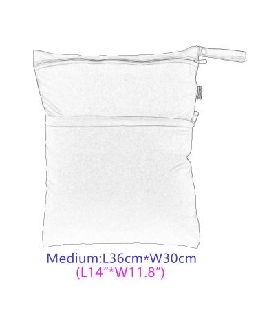 Damero Unicorn Wetbag - Reusable Diaper Bag for Babies Perfect for Dirty Diapers & Clothing - Medium Size - Buy Online on GoSupps.com