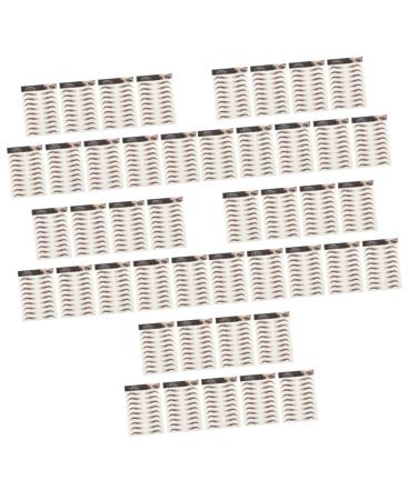 FOMIYES 45 Sheets Waterproof Eyebrow Stickers Temporary Brow Tattoos Imitation Eyebrow Sticker Tool 6d Hair