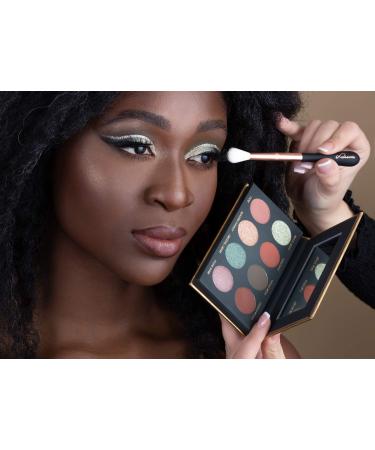 Luvia Vegan Eyeshadow Blender Brush VS326 - Black/Rose Gold | Perfect for Flawless Blending - Buy Online on GoSupps.com
