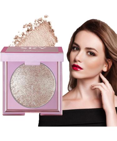 Highlighter Powder 8g Ultra Fine Girls Highlighting Makeup Powder Long Lasting Highlighting Cosmetics for Face Brow Lips Girls Makeup for All Skin Types - Buy Online on GoSupps.com