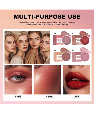 Radiant Glow Shimmering Miracle Balm - Multi-Use Highlighter Cream for Natural Radiance | Glitter for Face Lips & Body | Moisturizing Formula Perfect for Cheeks & Eyes (1# Natural 85g) 1# Natural 85 g (Pack of 1) - Buy Online on GoSupps.com