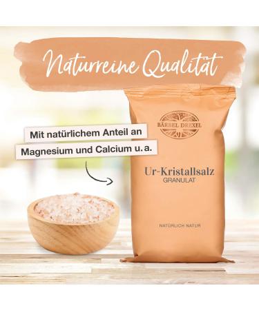 B rbel Drexel Pink Crystal Coarse Salt - 100% Vegan Himalaya Rock Salt (2 x 750g) for Gourmet Dining - Natural Granules - Buy Online on GoSupps.com