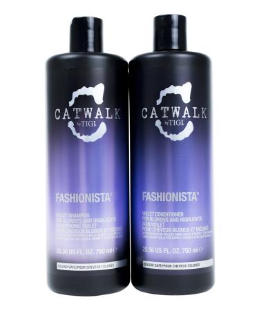 Catwalk Shampoo and Conditioner Fashionista Violet 25.36 Fl Oz (Pack of 2)