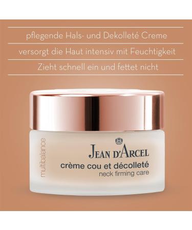 Jean d'Arcel Multibalance Cr me Cou et D collet - Anti-Aging Neck & D collet Cream for Youthful Skin | International Shipping Available - Buy Online on GoSupps.com
