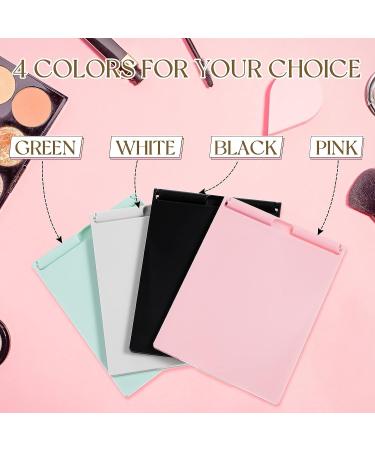 4-Piece Small Folding Travel Mirror Set - Compact Portable Pocket Makeup Mirrors for Women Girls - Stand Up Vanity Mirror - Pink White Green Black - 4.9 x 3.7 Inch - Buy Online on GoSupps.com