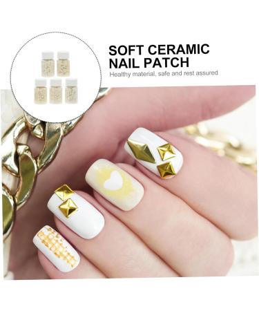 Mipcase 5 Diy Material Nail Accessories Crystal Decor Diy Crafts Nail Art Fluorescent Nail Patches 3d Nail Art Slices Nail Decor Nail Art Charm Sticker Fluorescence Polymer Clay - Buy Online on GoSupps.com