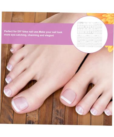 VINTORKY 20 Sheets Short Nails Sticker Nails Nail Stickers for Press on Nails Nail Glue Tabs Nail Glue Stickers for Press on Nails False Toenails for Big Toe Press on Nails Medium Nail Tabs - Buy Online on GoSupps.com