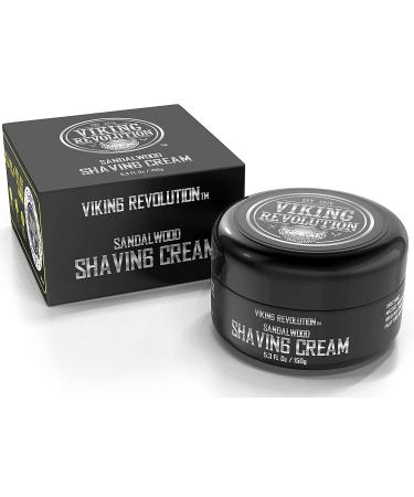Luxury Sandalwood Shaving Cream for Men - Smooth & Silky Shave - 5.3oz - Buy Online on GoSupps.com