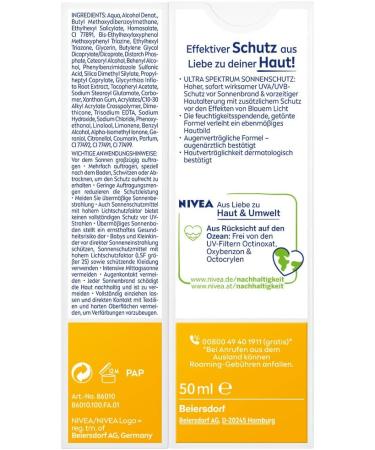 NIVEA SUN UV Face Sun Protection BB Even Skin Texture 50 ml LF50+ - Buy Online on GoSupps.com