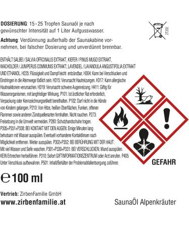 Swiss Pine Sauna Oil (100ml) | Alpine Herbs Infusion for Sauna | Essential Oils for Relaxation - Buy Online on GoSupps.com