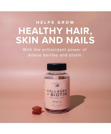 Elderberry Co. Collagen + Biotin Gummies - Hair, Skin & Nail Support - Buy Online on GoSupps.com