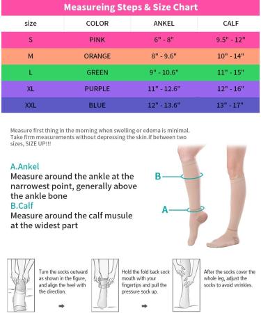 T.E.D. Anti Embolism Stockings 15-20 mmHg Compression Knee High Beige M - Unisex TED Hose with Inspect Toe Hole - Buy Online on GoSupps.com