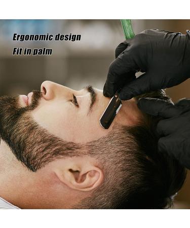 Beard Blade Holder & Straight Razor Trimmer - Stainless Steel Wooden Design | International Shipping - Buy Online on GoSupps.com