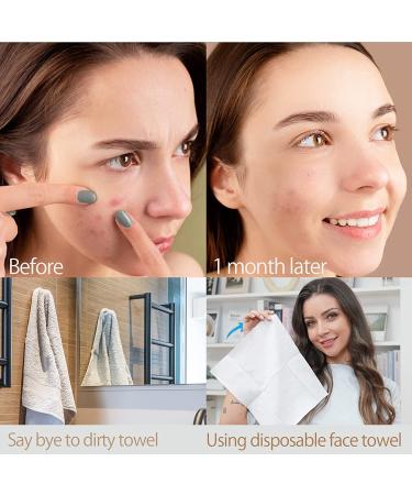 RUIJIU Disposable Face Towel - Soft & Thick Clean Face Tissue for Makeup & Baby Care, Organic, Cruelty-Free, Degradable - 1 Pack - Buy Online on GoSupps.com