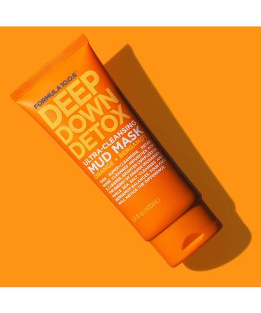 Buy Formula 10.6 Ten O Six Facial Masks - Deep Down Detox 3.4 Fl Oz | Free Worldwide Shipping - Buy Online on GoSupps.com