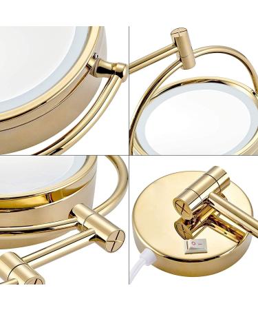 Yanning Round Bathroom Mirror - 8.5 Inches 360 Rotation - Perfect for Makeup Contact Lenses & Shaving - International Shipping Available - Buy Online on GoSupps.com