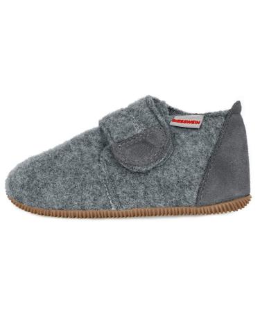 Giesswein Boys Oberstaufen Low-Top Slippers 4 UK Child Slate 017