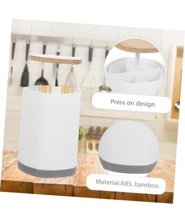 Bestonzon Easy Tooth Powder Organizer - Compact Storage Box for Dental Floss & Toothpicks | Home Kitchen Essential - Buy Online on GoSupps.com