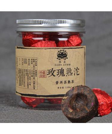 100g Yunnan Th Puerh Ros Rose Puer en conserve Petit Pu Er Tuocha Th M r Bio