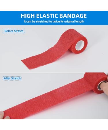 SEADESKY 4 Rolls Cohesive Bandages Pet Vet Wrap for Dogs Cats Horse Elastic Self Adherent Bandage 5cm x 4.5m Self Adhesive Bandage Tapes for Sports Finger Wrist Assorted Color 2 Inch-4pcs - Buy Online on GoSupps.com