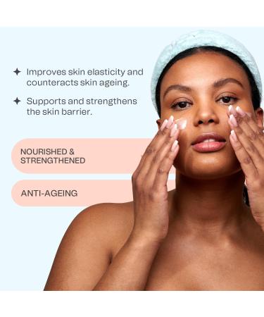 Intense Hydrating Bakuchiol Face Cream 50ml - Anti Aging & Anti Wrinkle Moisturiser - Hyaluronic Acid Vitamin E Q10 & Niacinamide - Vegan Face Cream for Women - Fragrance Free Skincare - Indy Beauty - Buy Online on GoSupps.com