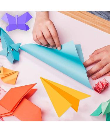Origami Paper Kit - 100 Sheets, 8x8 inch, Double Sided Color, 10 Vivid Colors - Large Folding Origami Paper for DIY Crafts - Buy Online on GoSupps.com