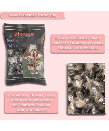 Maxons Bonfire Toffee Bags 120g - Buy Online on GoSupps.com