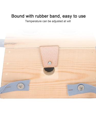 Moxibustion Box - Wooden Therapy Box with Straps for Relaxation & Health (4 Holes Blue) | Buy Internationally - Buy Online on GoSupps.com