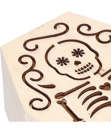 Decorative Wooden Coffin Pet Burial Coffin Gothic Style for Coffin Box for Small Pets for Hamsters for Halloween Party Decor(#2) - Buy Online on GoSupps.com