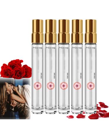Pheromone Perfume for Women Lovefest Burning Cherry Fragrance with Pheromone Infused Essential Oil for Her Attract Men Unique Scent Increase Self Confidence And Self Enhance (5pc)