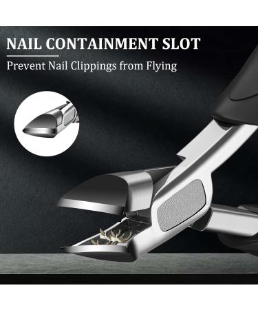 VANWIN Toenail Clippers for Ingrown Toenail Prevention Slant Curved Blade Podiatrist Nail Clippers for Thick Nails Ergonomic Fingernail Clipper Ingrown Toenail Treatment for Seniors - Buy Online on GoSupps.com
