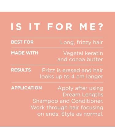 L'Oreal Paris Dream lengths Sleek Frizz Eraser Serum with Keratin and Castor Oil 100 Milliliters - Buy Online on GoSupps.com