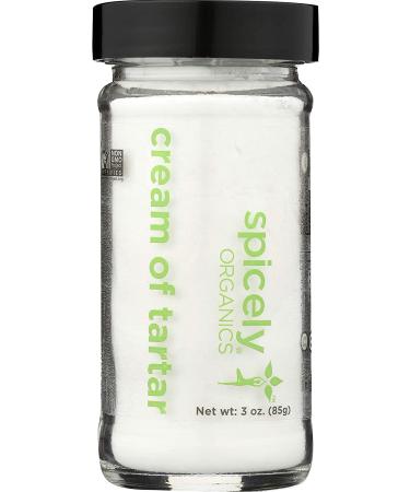 Spicely Cream of Tartar - 3 Ounce Pure Baking Ingredient - Buy Online on GoSupps.com