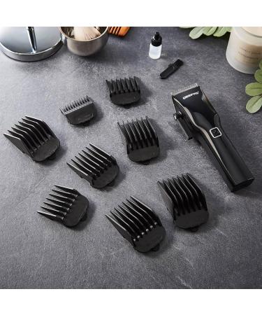 Geepas Professional Hair Clipper Digital Electric Stubble Beard Trimmer Hair Clipper Creates Fine Lines Contours - Cordless Electric Hair Clipper Smooth - Rechargeable Battery - Buy Online on GoSupps.com