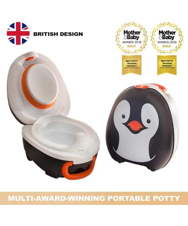Portable Penguin Travel Potty - My Carry Potty | Award-Winning Toddler Toilet Seat - Buy Online on GoSupps.com