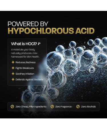 BASED Skin Revival Spray - Hypochlorous Acid Facial Cleanser for Breakouts Reduces Redness Soothes Irritation (4 Fl Oz Pack of 1) - Buy Online on GoSupps.com